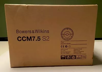 Bowers & Wilkins Reference Series B&W CCM 7.5 S2 Speaker * Retail $1000 Each • $1000