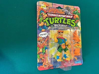 Vintage 1991 Teenage Mutant Ninja Turtles WALKABOUT TMNT Sealed On Card W/Case • $23.50