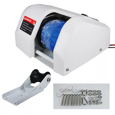 Pactrade Marine Pontoon Electric Anchor Windlass Salt Water Up To 20 LB Anchor  • $160.99