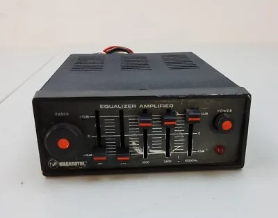 Magnadyne EQ-40C Stereo Equalizer Amplifier Vintage Car Audio • $51.99