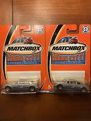 LOT OF 2 - Matchbox Hero City Limousine Shuttle #32 Diecast Car New • $1