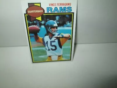 VINCE FERRAGAMO 1979 CARD Topps #409 Rookie Rc CORNHUSKERS LOS ANGELES RAMS Nm • $2.99