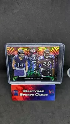 2022 Panini Illusions Deja Vu Kyle Hamilton/Ed Reed Dual Patch Ravens KP • $0.99