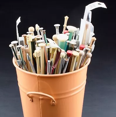 $45 • Buy Large Lot Of Vintage Knitting Needles