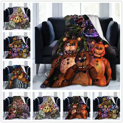 $44.04 • Buy Five Nights At Freddy's FNAF Flannel Blanket Bedspread Sofa Throw Warm Soft 