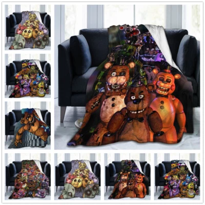 $44.04 • Buy Five Nights At Freddy's FNAF Flannel Blanket Bedspread Sofa Throw Warm Soft 