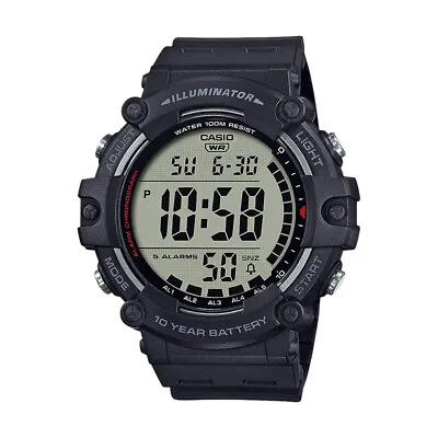£40.71 • Buy Mens Wristwatch CASIO AE-1500WH-1AVEF Silicone Black Chrono Timer Alarm Digital