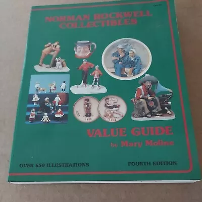 Vintage 1982 Book  Norman Rockwell Collectibles Value Guide -Mary Moline 4th Ed. • $12.99