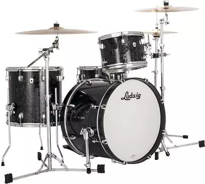 Ludwig NeuSonic 3-piece Shell Pack - Ebony Pearl • $1799