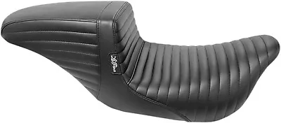 Le Pera Black Kickflip Daddy Long Legs Seat Pleated 2 Up Harley Touring 08+ FL • $480.96