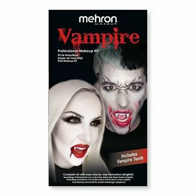 Mehron Vampire Character Makeup Kit For SFX/Halloween/Cosplay • $19.95