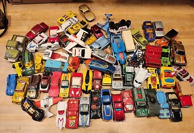 Huge Lot Of Diecast Cars Hotwheels Matchbox Corgi Marvel Vintage  70's 80's Wow • $24