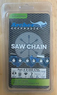 16  Chainsaw Saw Chain Blade Echo 3/8 LP .050 Gauge 57DL CS310 CS3510 CS400 S57 • $13.49