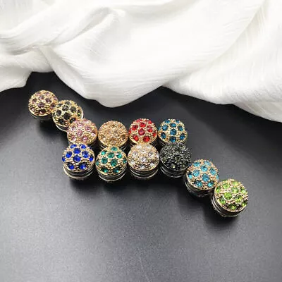 Rhinestone Strong Magnet Metal Hijab Clip Muslim Turban Scarf Safe No-Holp Pins • $1.22