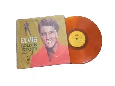 Elvis' Golden Story Volume 1 Vinyl LP Orange Taiwan Print CSJ-106 • $100