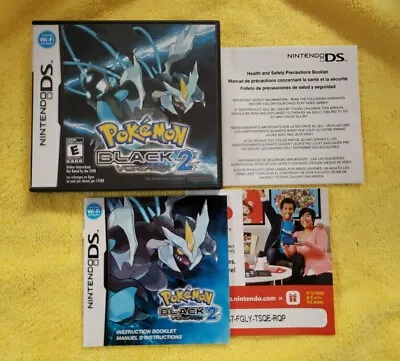 Pokemon Black Version 2 (Nintendo DS) NO GAME. Case And Manual Only. • $36.57