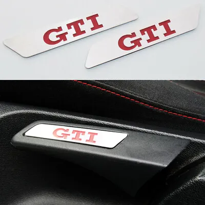 S. Steel Red GTI Seat Lift Wrench Insert Trim Decor Fits VW GOLF 6 MK5 MK6 GTI • $13.53