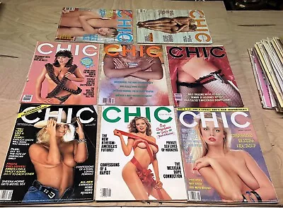 Vintage CHIC Lot (59) Magazines Rare 1976-93 Most Without Covers • $399.99