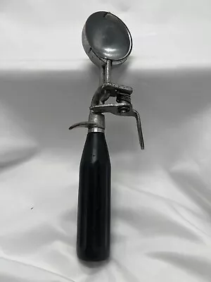 Vintage Benedict DeLuxe Indestructo Ice Cream Scoop 30 To Quart Bakelite Handle • $16.50