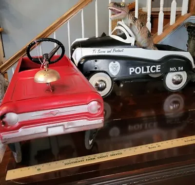 Vintage AMF Metal Fire Chief Red Pedal Car #503 • $399.98