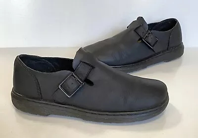 Ladies Dr Martens Patricia III Black Leather T-Bar Shoes Size UK 5 (eur 38) • £34.50
