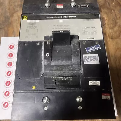 Square D MHL26600 - Square D / Type MHL   2 Pole / 600 Amp  Breaker TESTED • $999