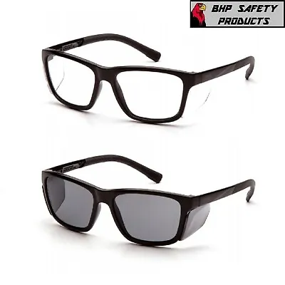 Pyramex Conaire Safety Glasses Black Frame With Integrated Side Shields 1/Pair  • $9.85