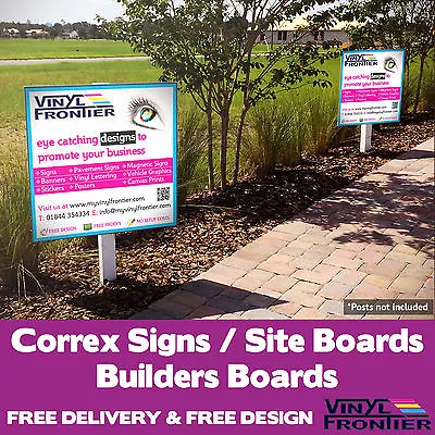 Full Colour Printed Correx Signs/ Site Boards/ Builders Boards - Free Design! • £16