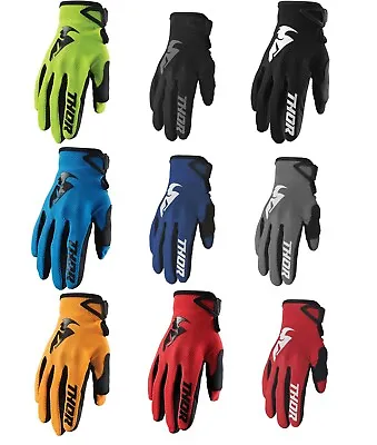 Thor Sector Gloves For Motocross Offroad Dirt Bike Riding - Men's Sizes • $19.95