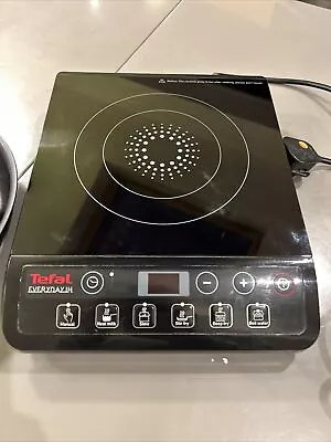 Tefal Everyday Induction Portable Hob Integrated Timer 6 Pre-set Functions • £0.99