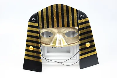 £3.99 • Buy Egyptian Mens Womens Venetian Masquerade Mask Masked Ball Gold Pharaoh Eye Mask