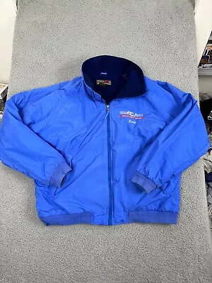 American Medical Response Uniform Jacket Men's XL Blue Fleece Lined Full Zip • $39.99