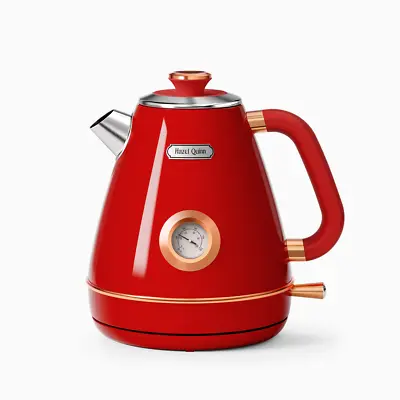 $41 • Buy Hazel Quinn Electric Kettle Hot Water Kettle, 1.7 L, Stainless Steel, Rudy Red