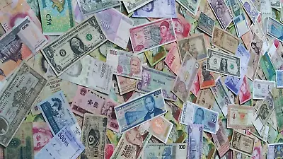 COLLECTION LOTS OF WORLD PAPER MONEY 30 Different Bank Notes • $19.99