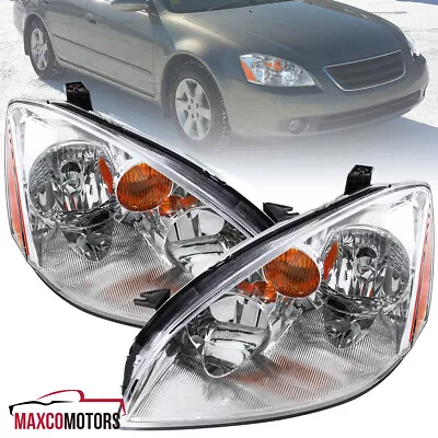Headlights Fits 2002-2004 Altima Replacement Head Lamps Left+Right • $75.49