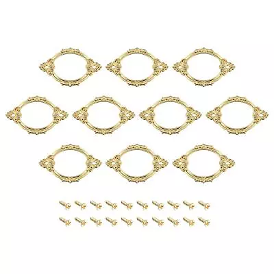 Metal Label Holders 68x44mm Name Card Tag Frames For File Drawer 12Pcs Gold • $13.67