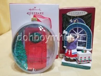 Hallmark 1993 2014 Look For The Wonder Advent Window Hearts Home Ornament LOT • $12.59