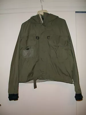 Cabela's Outdoor Gear Wading / Fly Fishing Jacket Olive Green Size L Short • $80