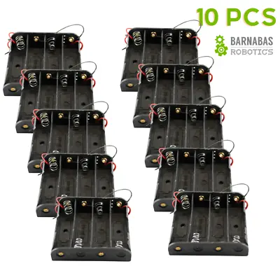 10x AA Battery Holder Case Box With Wire Leads For 4X Series AA Batteries 6V US • $10.99