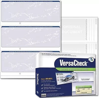 VersaCheck Security Business Check Refills 750 Standard Checks Form #3000 • $24.99