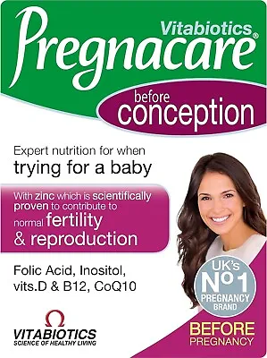 Vitabiotics Pregnacare Before Conception - 30 Tablets • £5.98