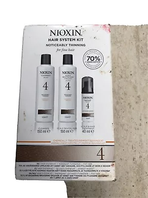Nioxin System 4 Shampoo Conditioner Plus Treatment • $55