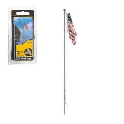 Woodland Scenics N Scale  Just Plug  - Us Flag Pole W/spot Light (small) - #5950 • $12.95