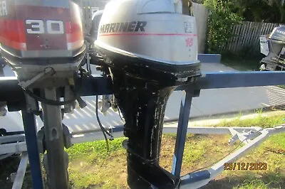 Tohatsu  Outboard Motor  15hp Wrecking Short Shaft All Parts Available • $1