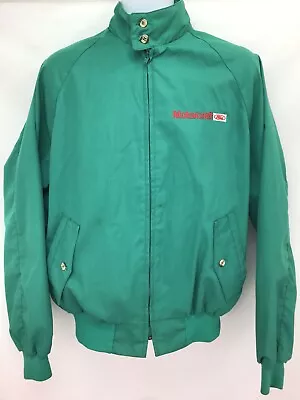 Mens Large Vintage King Louie Pro Fit  USA   Motorcraft Ford Embroidered Jacket • $44.25