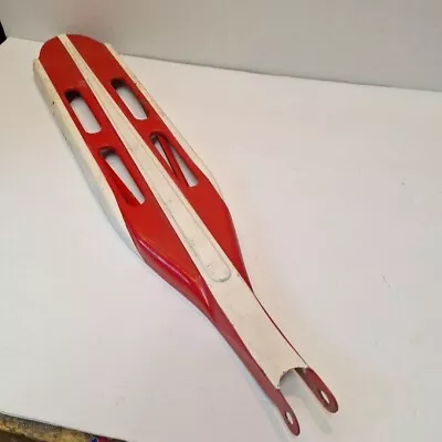 Vintage Bicycle Rear Rack Carrier Red White 24  • $24.98