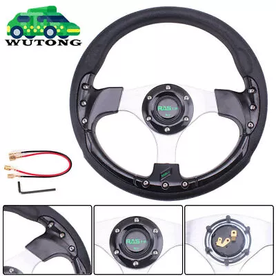 Black Golf Cart Steering Wheel For EZGO Club Car Yamaha Cart Parts Accessories • $29.85