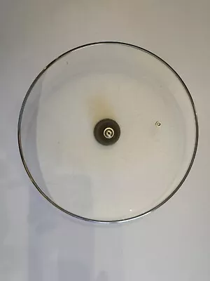 T-fal Replacement Glass Lid 12 Inch With Steam Vent Knob Handle Culinary Vtg • $24