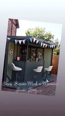 Made To Measure Garden Bar Party Gin Cocktail Bar Home Pub Corner Bar • £1450