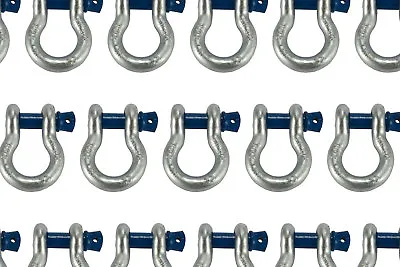 25 Lot 3/4  D Ring Bow Shackle Screw Pin Clevis Rigging Jeep Towing 4.75 Ton • $159.50